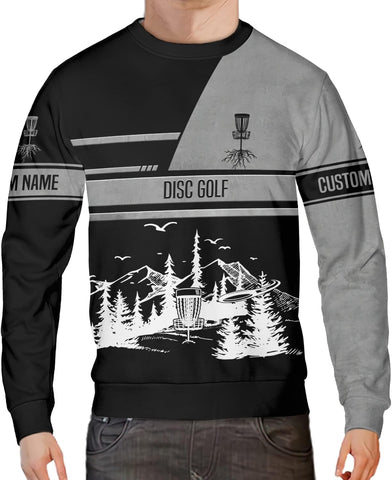 Personalized Disc Golf T-Shirt 3D All Over Printing S-5XL, Disc Golf Shirts for Men, Mens Disc Golf Tee Shirt
