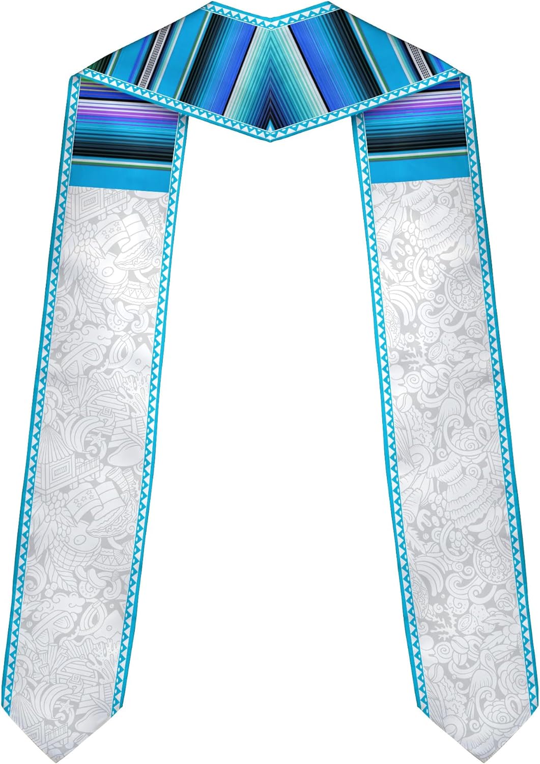 Pretyprints Honduran Graduation Sash, Custom Honduran American Flag Graduation Sash 2025, Honduras Graduation Stole