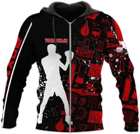 Personalized Boxing 3D Shirt, Boxing Shirts for Men Boxing T Shirts Women Boxing Tee Shirt Gifts for Boxing Lovers (HD385)