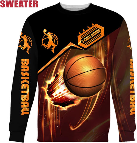 Personalized Name Basketball Shirt, Boys Basketball Gifts, Basketball Repeat, Basketball T-Shirt, Custom Basketball Player