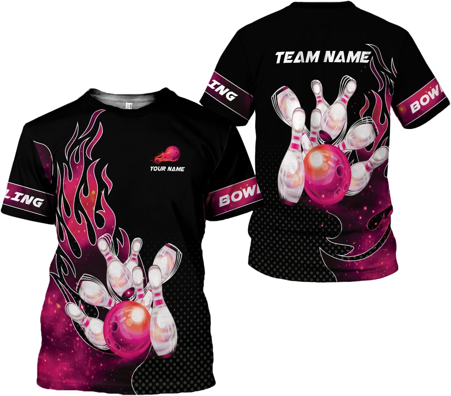 AOVL Custom Bowling Shirts for Men Bowling Shirts Bowling Shirts Unisex Bowling Jerseys for Men Custom Bowling Shirts for Men
