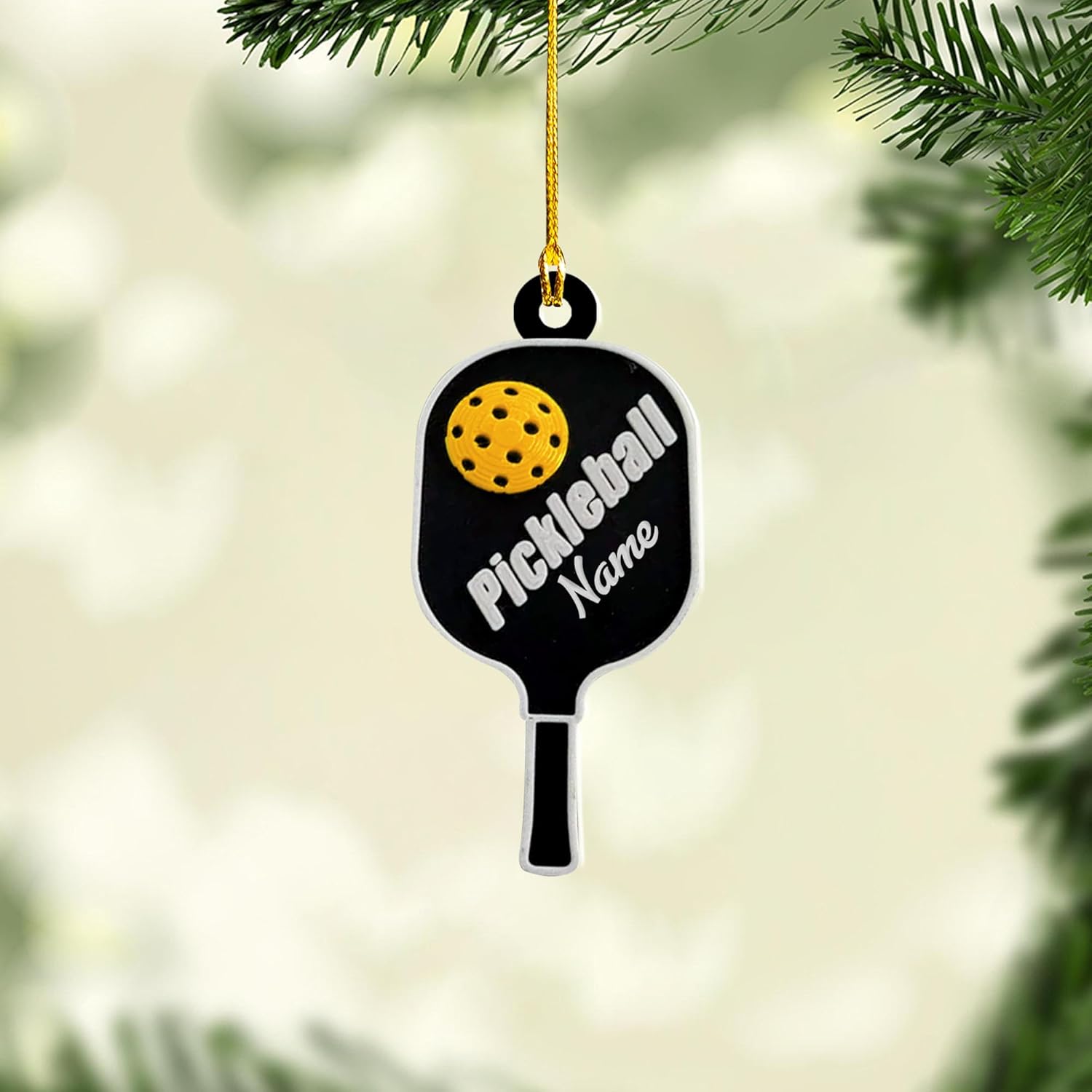 Royal Fight Personalized Pickleball Ornament Pickle Baller Sport Gifts Ornament Pickleball Ornament for Christmas Tree 2023 Pickleball Gifts Pickleball Paddles Ornaments (Pickleball 7)