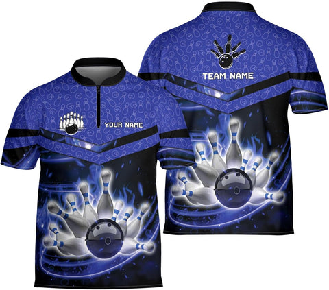 Ligthuy Personalized Bowling Jersey 3D, Bowling Shirts for Team, Bowling Shirt Unisex for Men Women, Bowling Shirts for Men