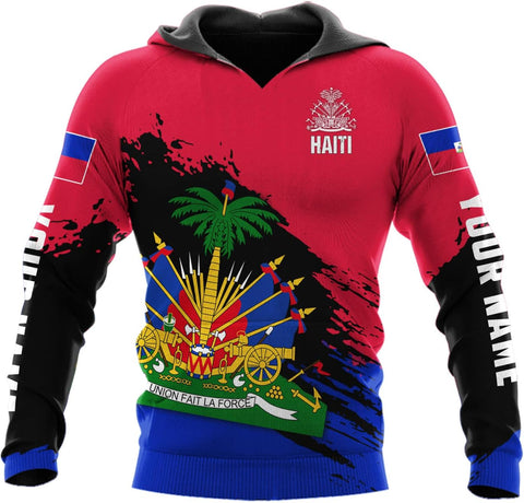 Personalized Haiti Shirt Custom Haiti Flag Shirt for Men and Women, Haitians Pride Shirt, Haitians Shirt