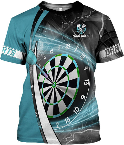 mostprints Personalized Dart Shirts, Darts Shirts for Men, Dart Jerseys for Teams, Dartboard Players Shirt Darts Board Gift