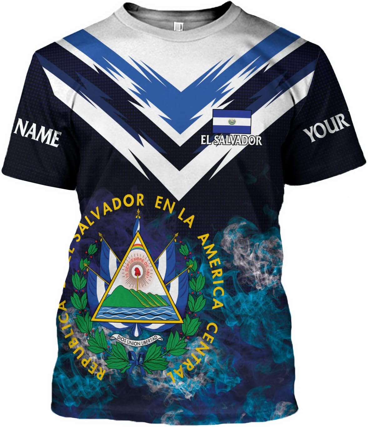 Personalized El Salvador Shirt Custom Camiseta de El Salvador Flag Shirt Men, Women Salvadorans Pride El Salvadore��a Gift