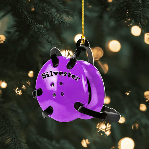 Personalized Wrestling Ornaments, Wrestling Christmas Ornament 2024, Boys Girls Wrestling Gifts Wrestler Christmas Ornaments, Wrestling Coach Gift for Wrestling Player Wrestling Helmet Ornament (W3)