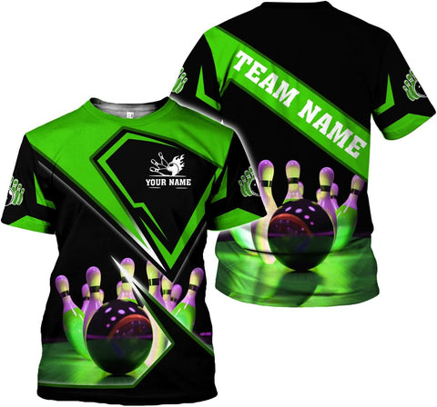 Rivelus Custom 3D Bowling Shirts Personalized for Men and Women - Unique Team Shirt & Gifts for Bowling Lovers