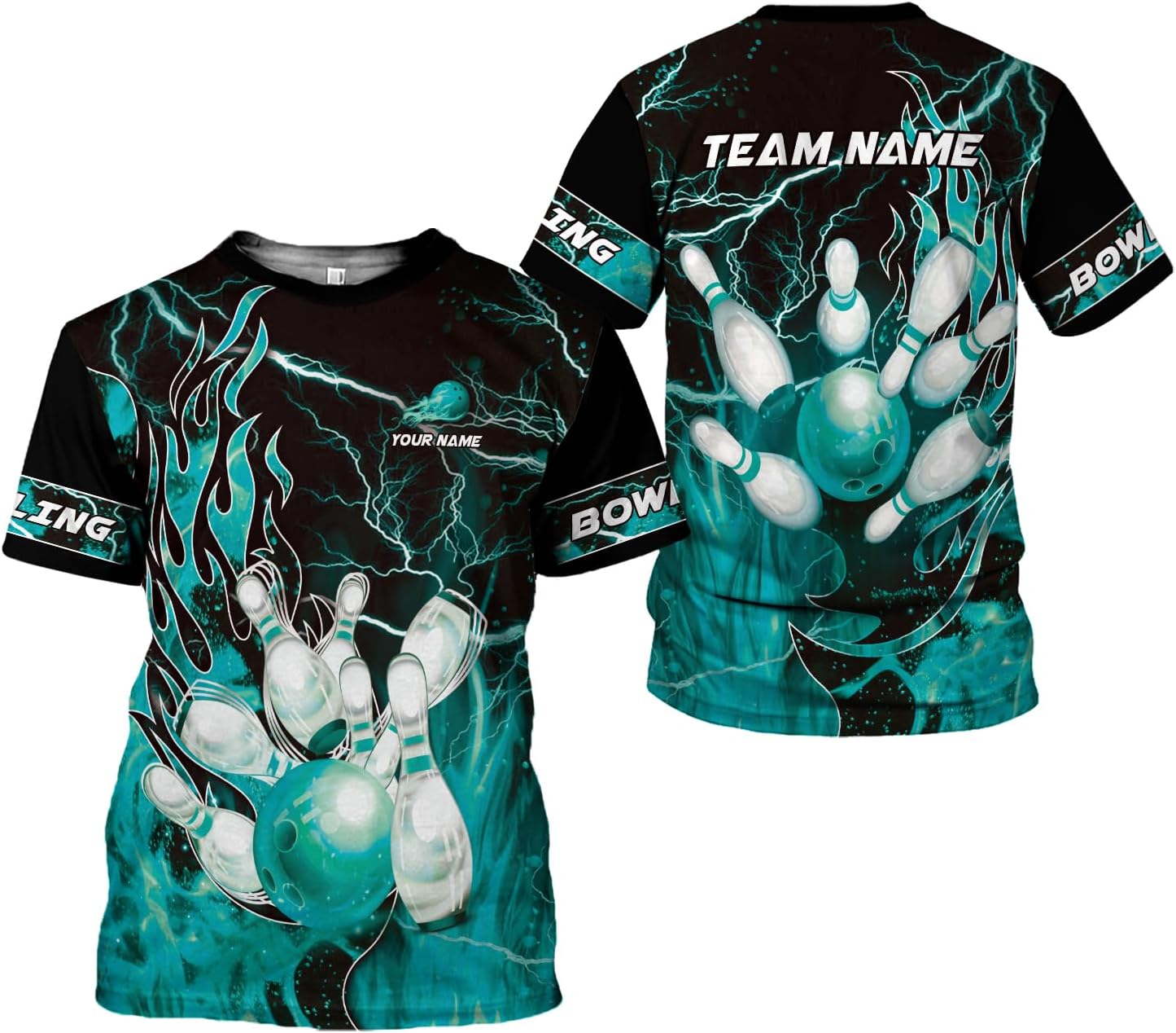 AOVL Custom Bowling Shirts for Men Bowling Shirts Bowling Shirts Unisex Bowling Jerseys for Men Custom Bowling Shirts for Men