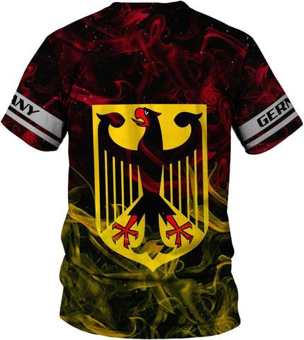 Artparel Personalized Germany Shirt 3D Germany Shirts German Flag Shirt Gift Deutschland Shirt Germany Eagle T-Shirt S-5XL