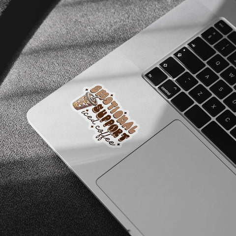 3Pcs Emotional Support Iced Coffee Sticker Emotional Support Coffee Stickers Probably on My Way to Get Iced Coffee Sticker Iced Coffee Latte Decal for Laptop Bottle Phone Car Hard Hat 3"x3"