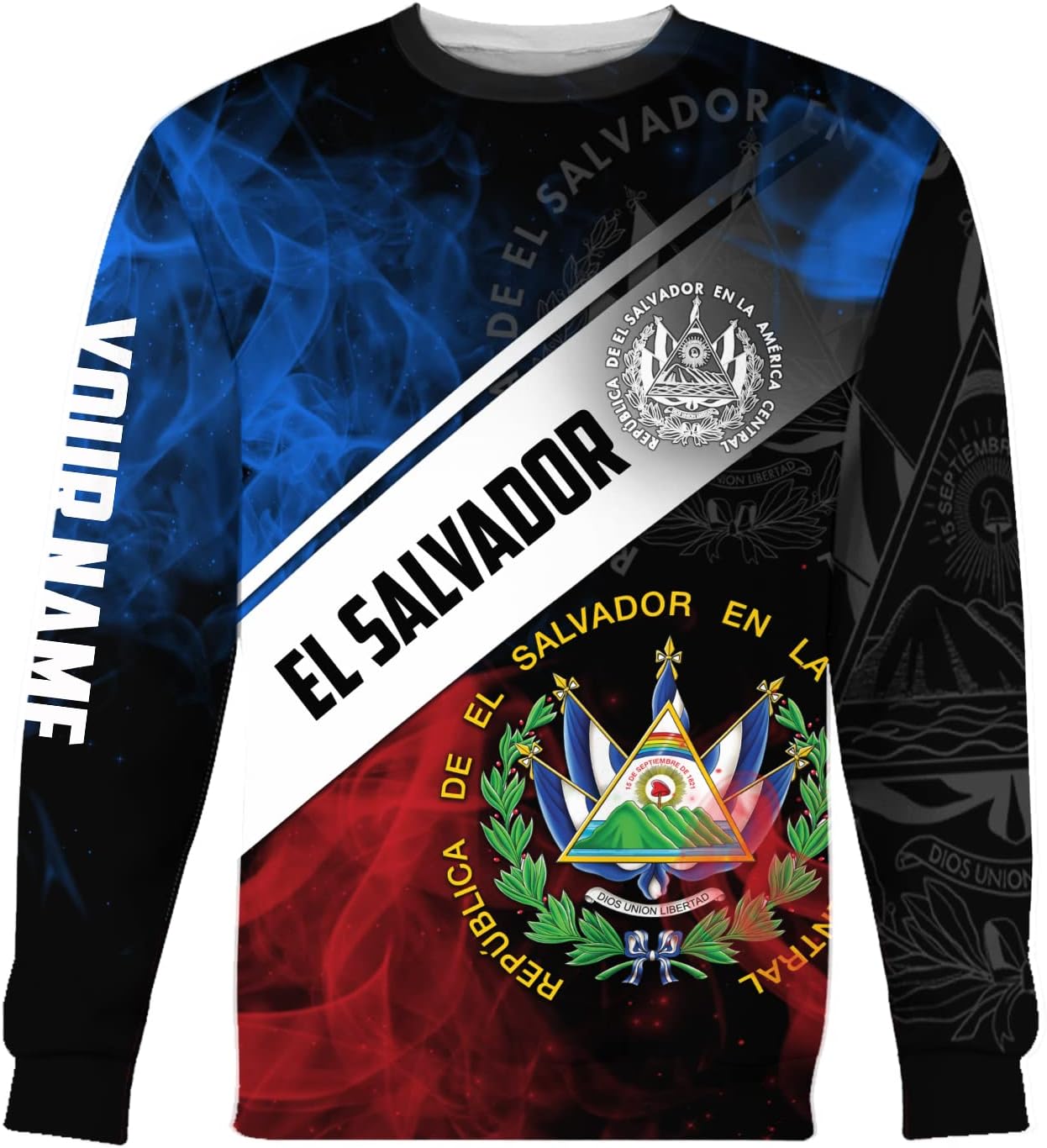Personalized El Salvador Shirt Custom Camiseta de El Salvador Flag Shirt Men, Women Salvadorans Pride El Salvadoreña Tshirt