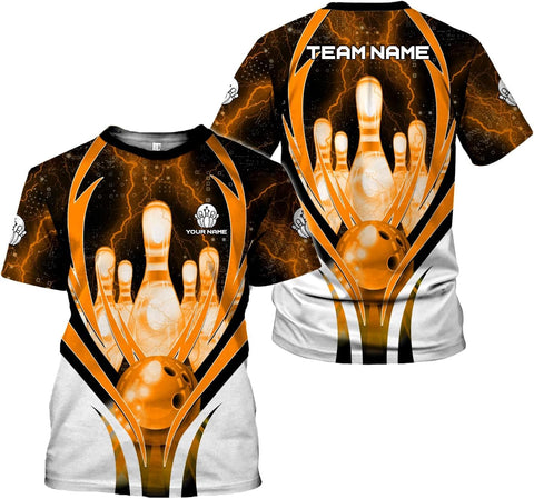 HomeDesign Personalized Name Bowling Shirts for Men & Women, Bowling Shirts for Team Bowling, Bowling Shirts Gift Unisex