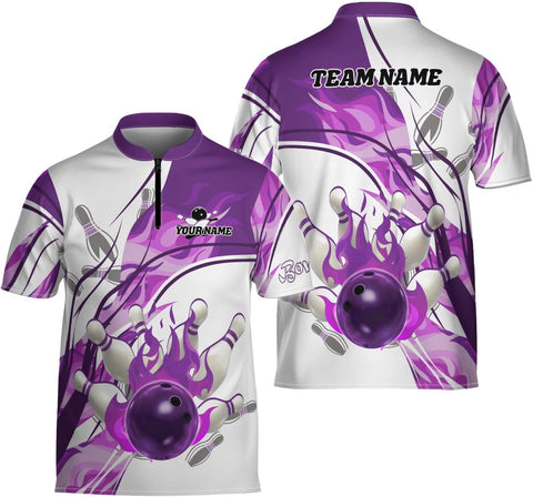 Ligthuy Personalized Bowling Jersey 3D, Bowling Shirts for Team, Bowling Shirt Unisex for Men Women, Bowling Shirts for Men
