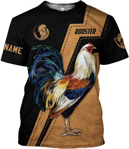 Woseprints Personalized Name Mexican Shirts for Men, Rooster Mexico Shirts for Men, Mexico Shirt Eagle Flag Mexican Eagle