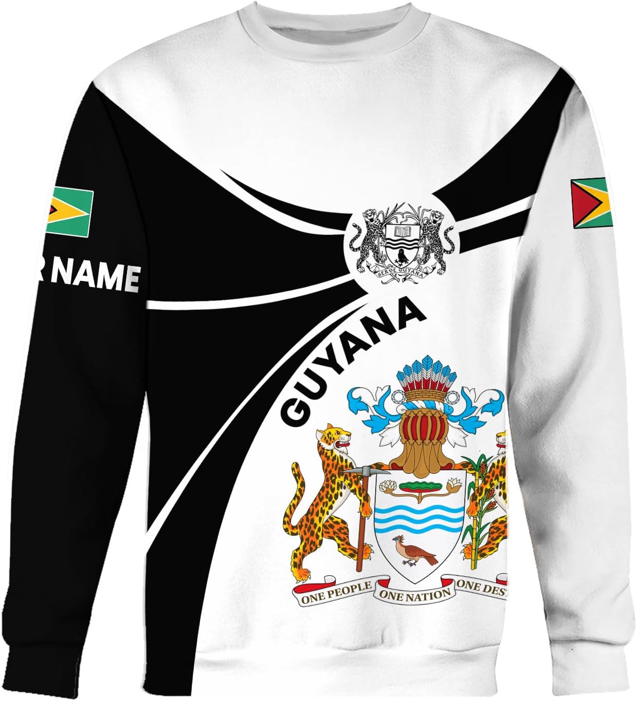Personalized Name Guyana Shirts for Men and Women,Guyana Flag Funny Patriotic T-Shirt, Guyanese Pride Flag Shirt