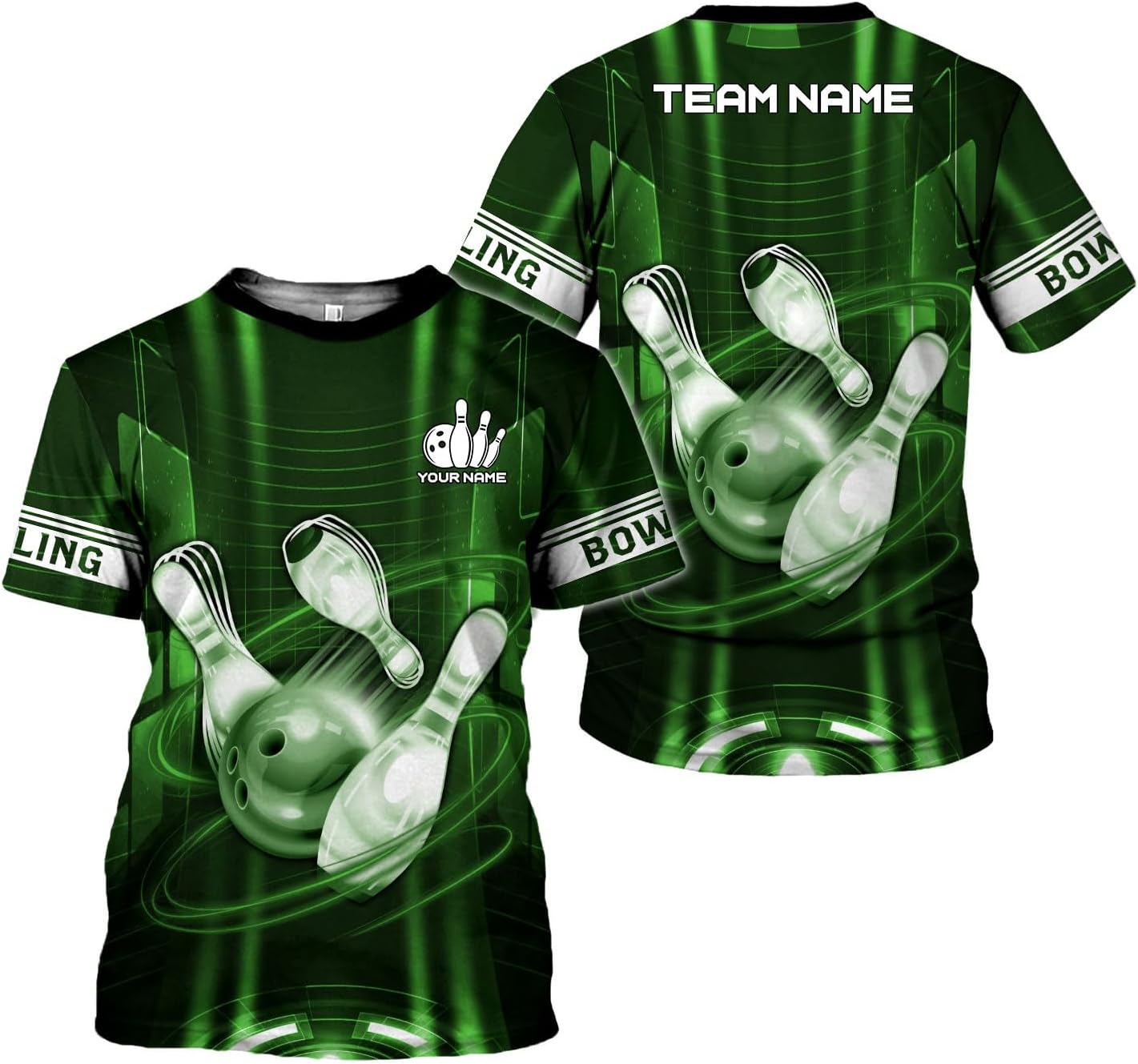 mostprints Personalized Name Bowling Shirts for Men & Women, Bowling Shirts for Team Bowling, Bowling Shirts Gift Unisex