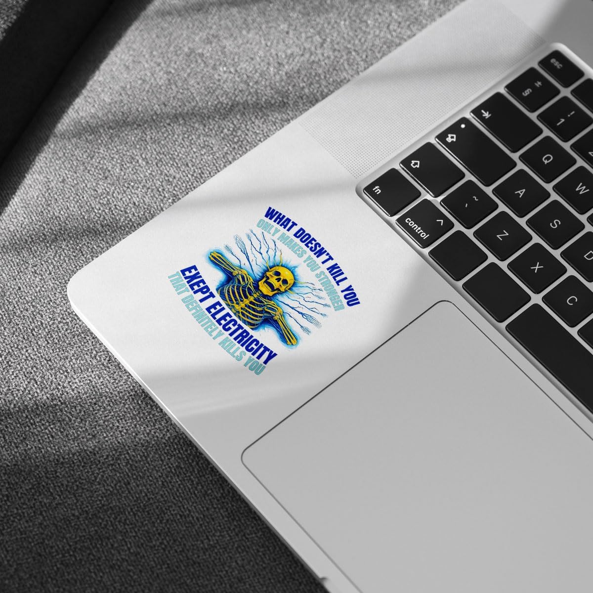 (3Pcs) What Doesn't Kill You Only Makes You Stronger Except Electricity Vinyl Sticker Decal, Electricity Kills Sticker, Electrician Sticker- Stickers For Laptop Water Bottle Phone Car Window Helmet 3"