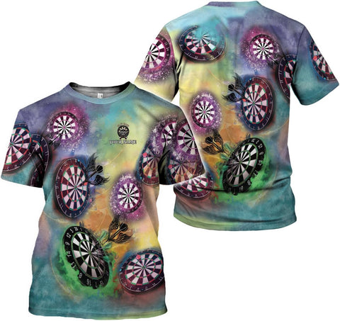 Personalized Name Dart Shirts 3D, Custom Mens Dart Shirts, Dart Shirts for Teams, Funny Dart T-Shirts for Men and Women