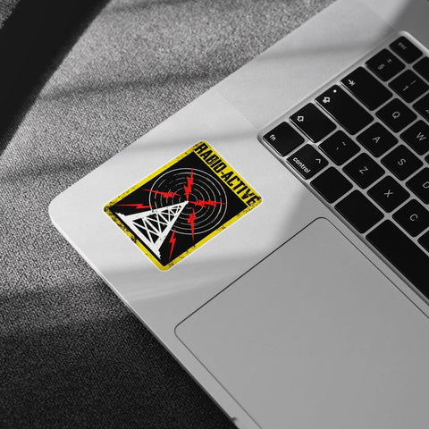 3Pcs Radio-Active Sticker Radio Active Stickers Ham Radio Amateur Operator Funny Ham Radio Sticker Amateur Radio Gift Transmitter Radio Station Decal for Laptop Bottle Phone Car Hard Hat 3"x3"