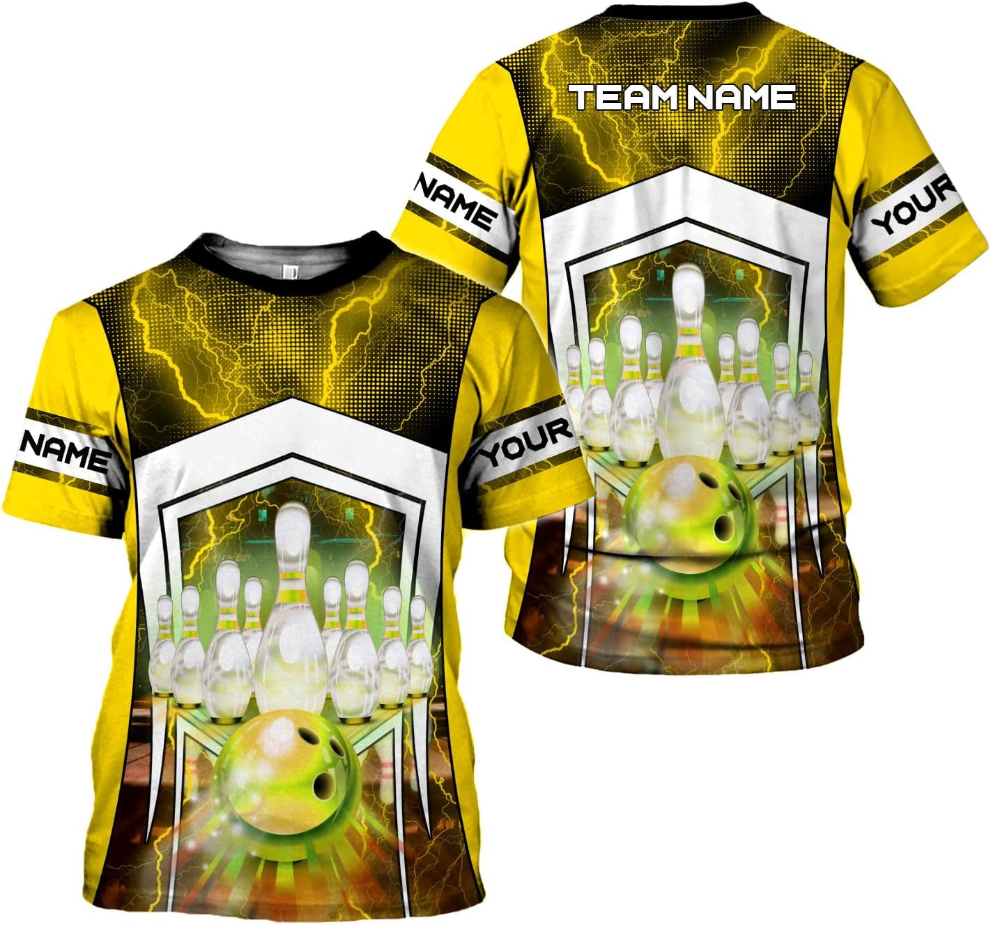 mostprints Personalized Name Bowling Shirts for Men & Women, Bowling Shirts for Team Bowling, Bowling Shirts Gift Unisex