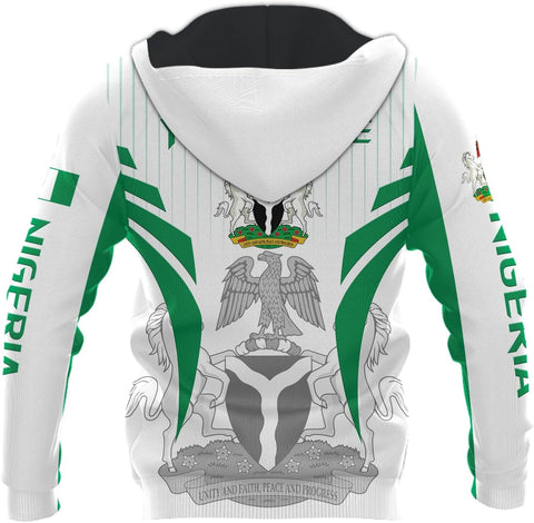 AOVL Personalized Nigeria Shirts Nigerian Flag Shirts Nigeria Flag Nigerian Pride Gift T-Shirt Nigerian Pride Shirt 3D S-5XL