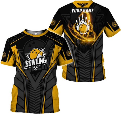 Custom Bowling Shirts, Personalized Name Bowling Shirts Unisex, Bowling Jerseys for Men & Women, Team Bowling Shirt Gift