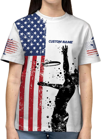 Personalized Disc Golf T-Shirt 3D All Over Printing S-5XL, Disc Golf Shirts for Men, Mens Disc Golf Tee Shirt