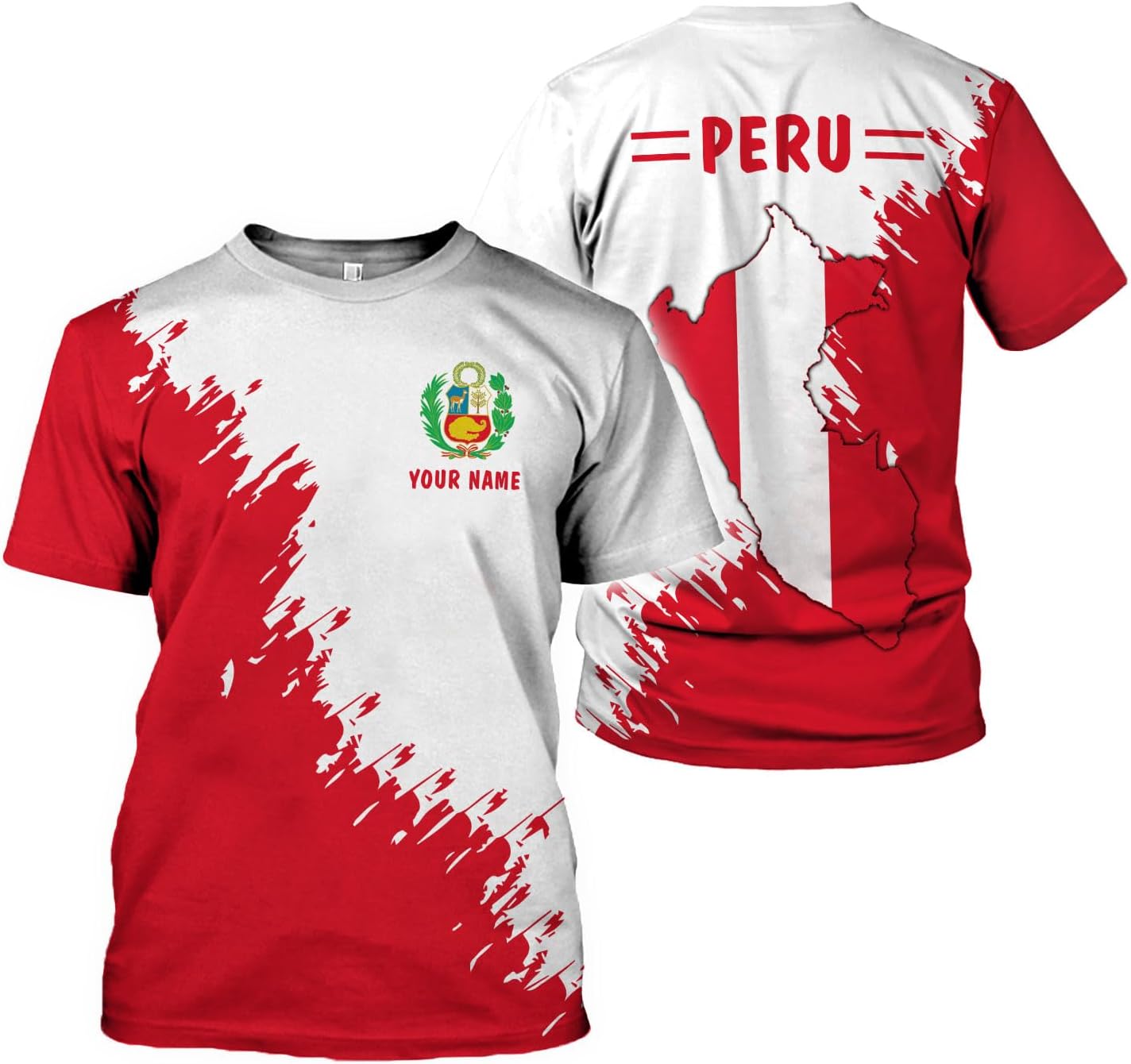 Personalized Peru Shirts for Men,Peru Mens Shirt, Peru Flag Shirt, Peruvian T Shirt, Peru Jersey, Peruvian Shirts