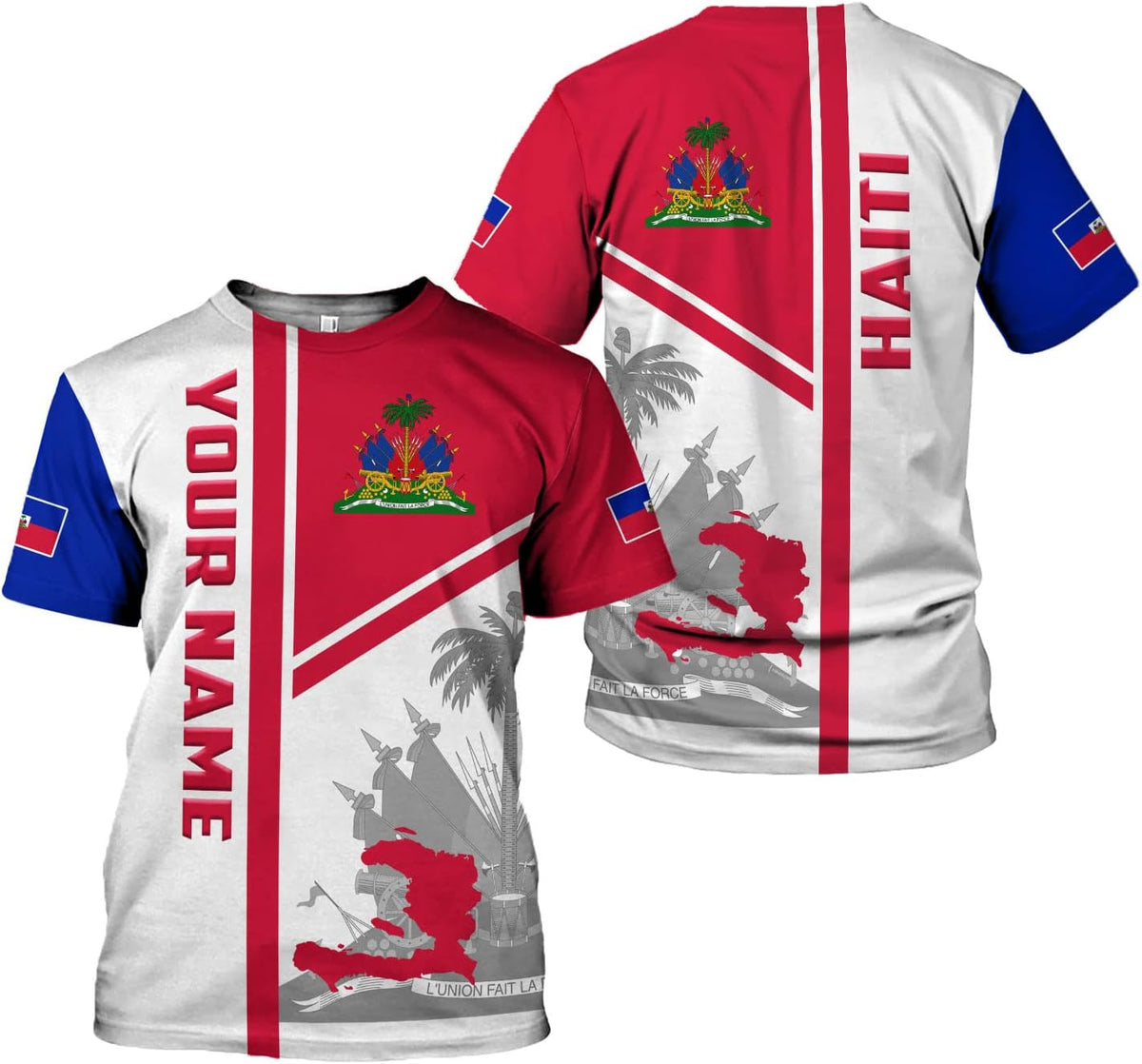 Personalized Haiti Shirt, Haitians Flag Pride Shirt, Haiti Shirts for Men & Women, Haitian Pride Tshirt, Haitian Flag Shirt