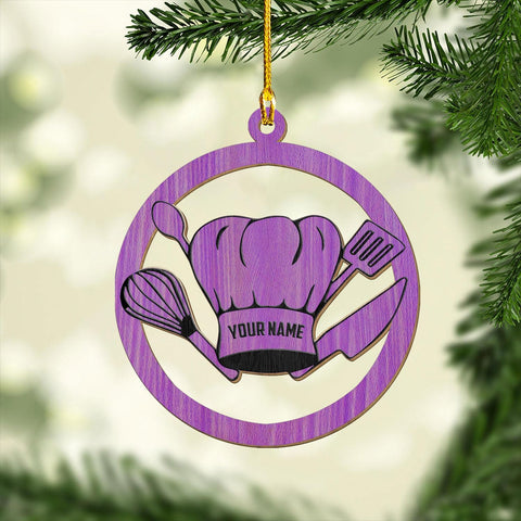 Personalized Baking Mixer Ornament, Baker Ornament for Christmas 2023, Baking Ornaments for Christmas Tree, Chef Christmas Ornament Tree Hanging Ornament Pine Decorations (Baker 15)