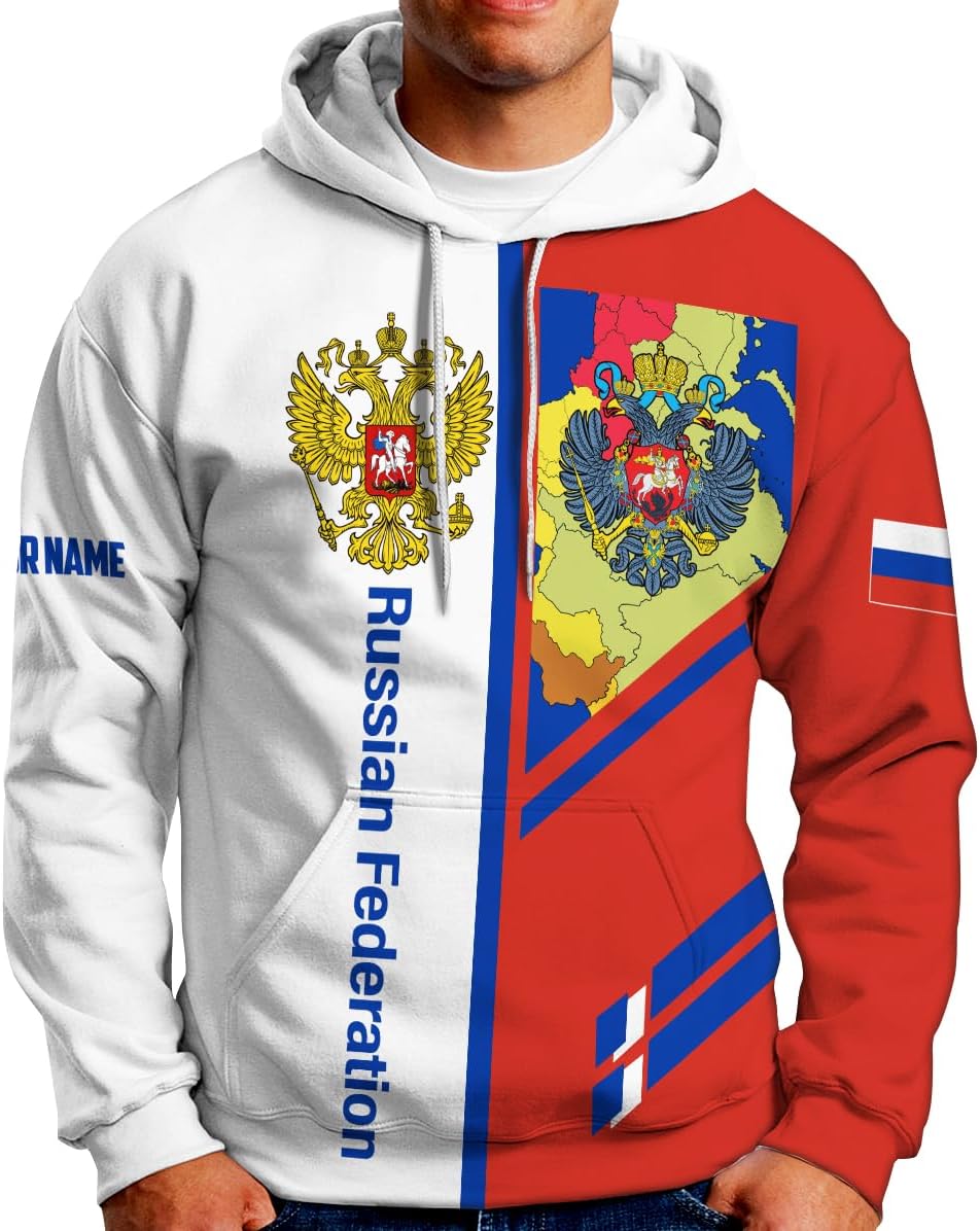 Personalized Russia Shirts Russian Shirt Russian Unisex Shirts Russia Flag Pride Shirts Russia Flag Coat of Arms Shirts