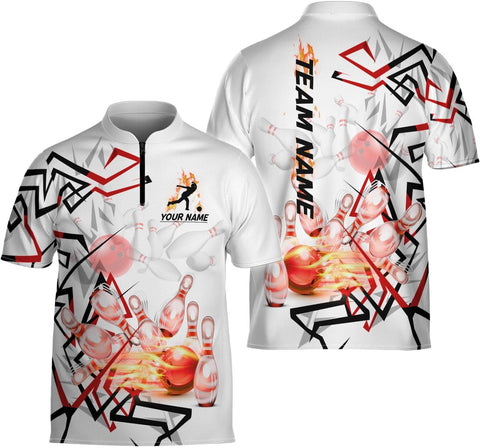 Ligthuy Personalized Bowling Jersey 3D, Bowling Shirts for Team, Bowling Shirt Unisex for Men Women, Bowling Shirts for Men