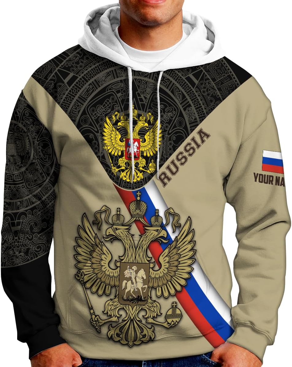 Personalized Russia Shirts Russian Shirt Russian Unisex Shirts Russia Flag Pride Shirts Russia Flag Coat of Arms Shirts