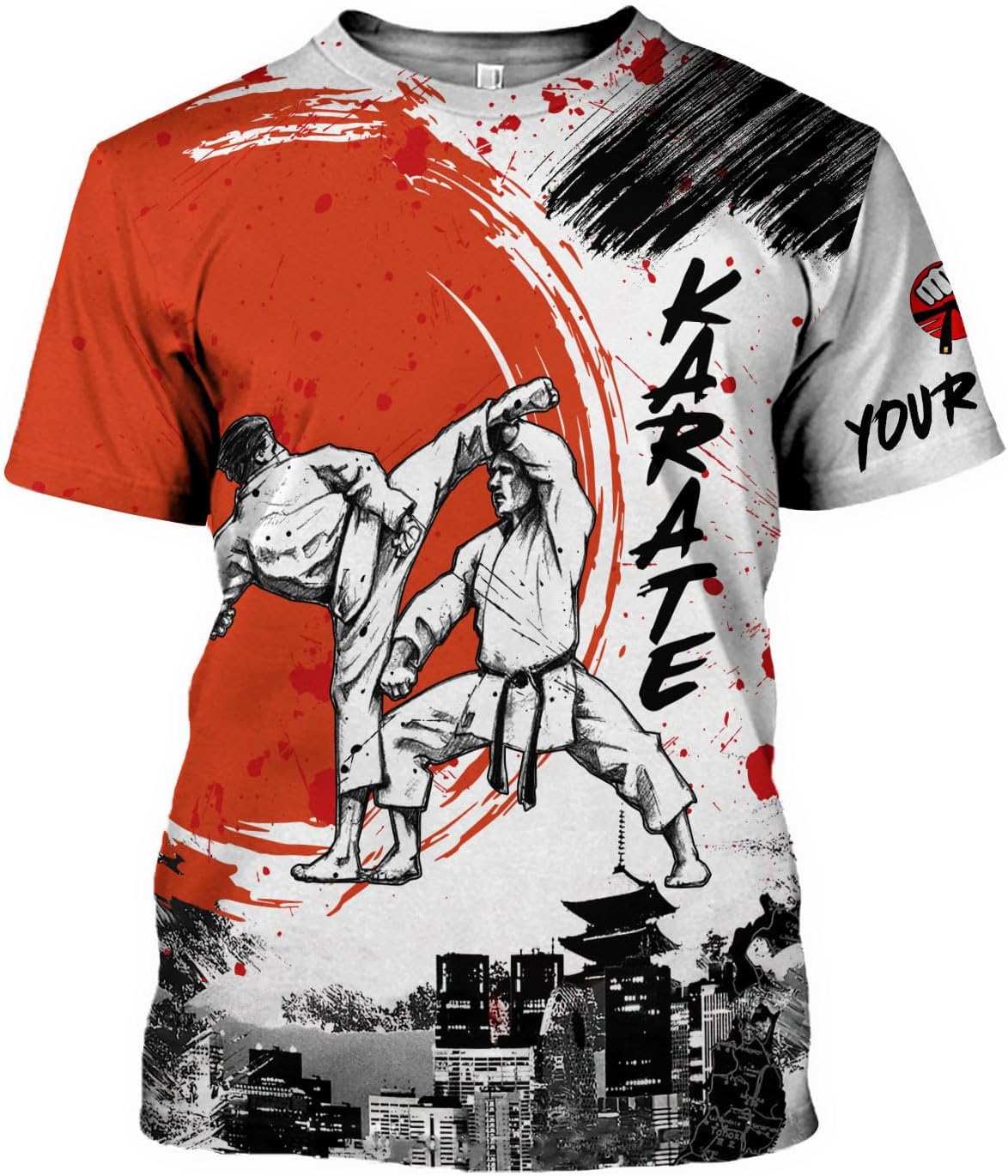 Personalized Karate 3D Tshirt Cool Karate Gift for Boys Girls Karate Lovers T-Shirt Karate Shirts Uniform S-5XL (HD294)
