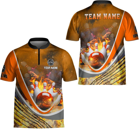 Ligthuy Personalized Bowling Jersey 3D, Bowling Shirts for Team, Bowling Shirt Unisex for Men Women, Bowling Shirts for Men