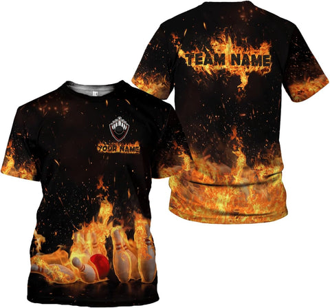 Custom Bowling Shirts, Personalized Name Bowling Shirts Unisex, Bowling Jerseys for Men & Women, Team Bowling Shirt Gift