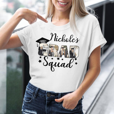 Personalized Graduation 2024 Shirt Proud Family of A Class of 2024 Graduate Class of 2024 Senior Class of 2024 Class of 2024