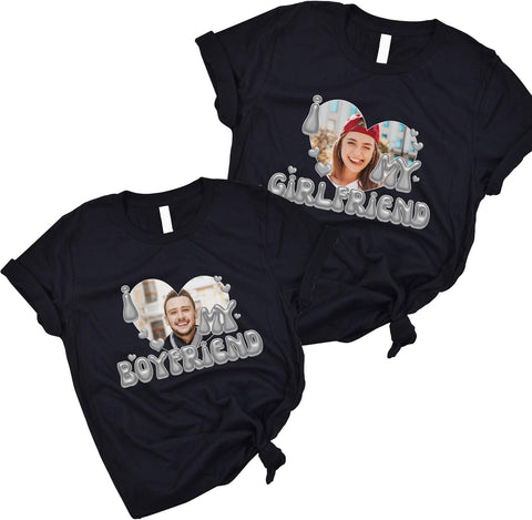 Personalized Your Own Bootleg Rap Tee Shirts for Girlfriend & Boyfriend, Custom Graphic Tees, Custom Your Text Birthday Gift