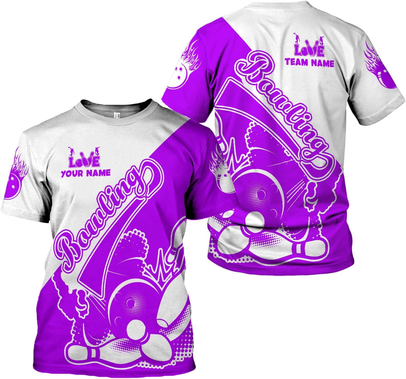 Custom Bowling Shirts, Personalized Name Bowling Shirts Unisex, Bowling Jerseys for Men & Women, Team Bowling Shirt Gift