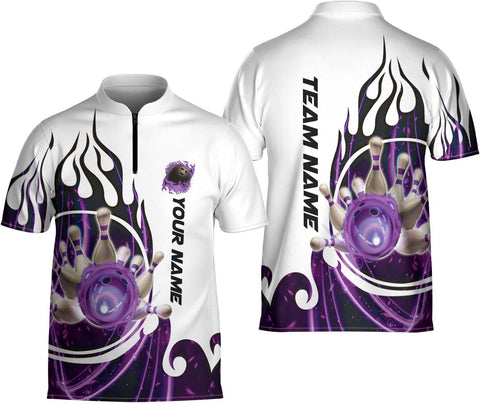 Ligthuy Personalized Name Bowling Jersey 3D, Custom Bowling Shirts for Team, Bowling Shirt Unisex for Men & Women4
