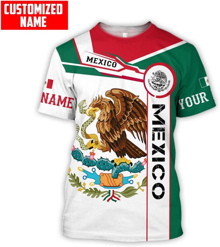 Personalized Name Mexican Hoodie 3D, Customized Mexican Hoodies for Men, Unisex Mexico Hoodie, Mexico Hoodies for Men, Women