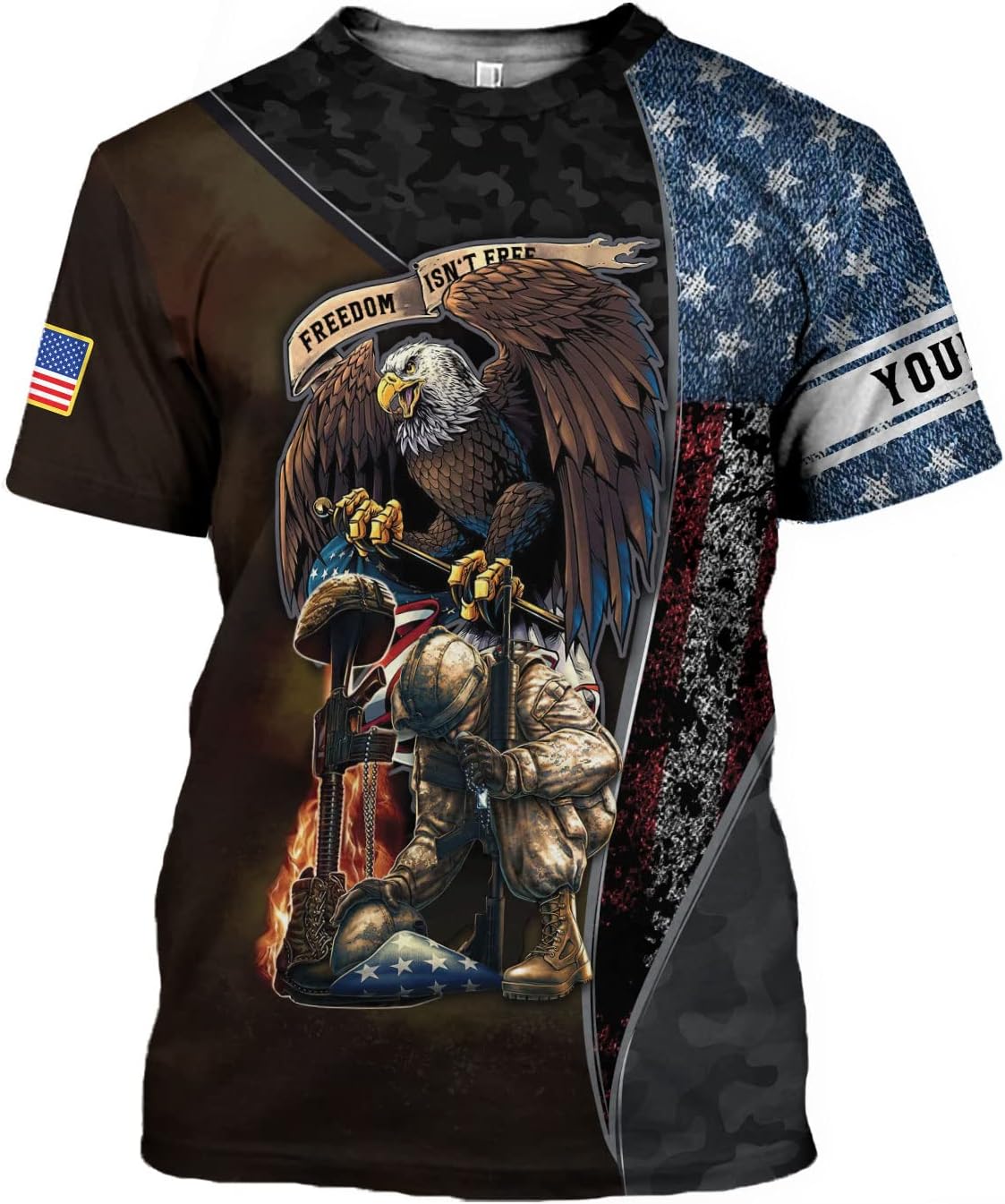 Personalized Army Veteran Shirt, Army Polo 1 - S-5XL