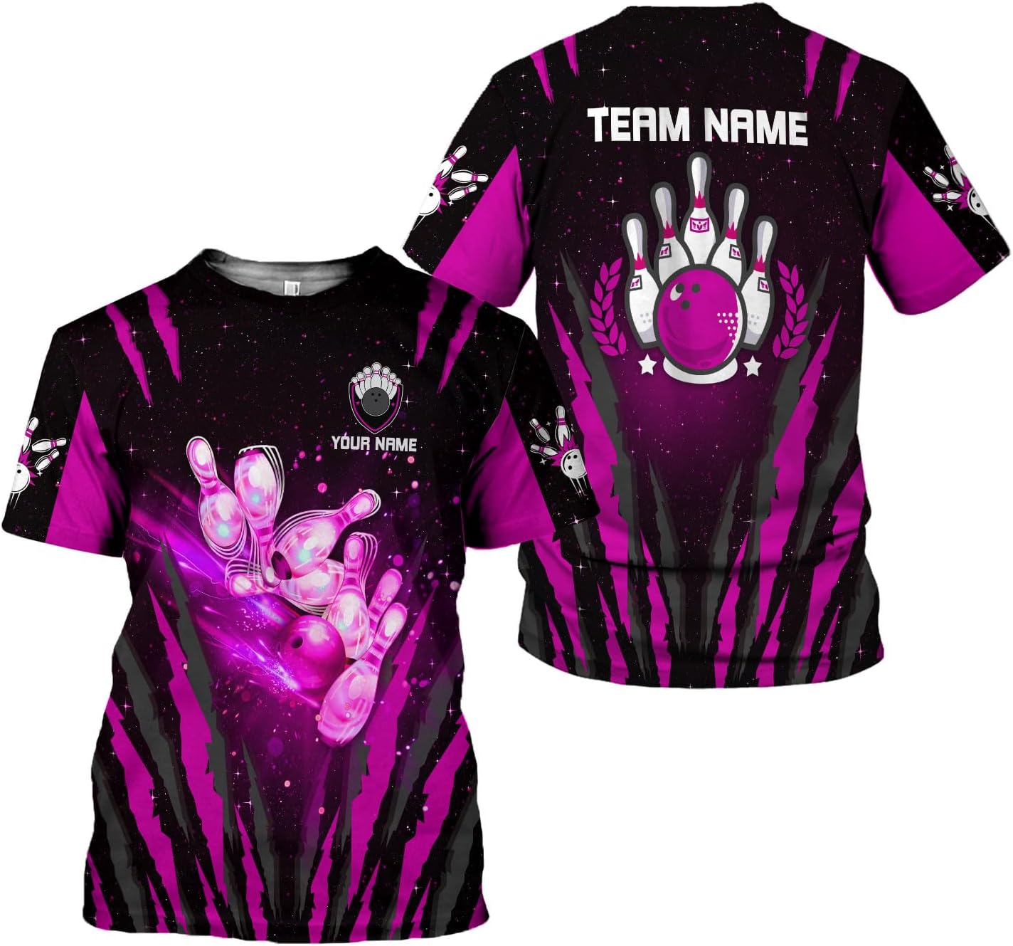 Custom Bowling Shirts, Personalized Name Bowling Shirts Unisex, Bowling Jerseys for Men & Women, Team Bowling Shirt Gift