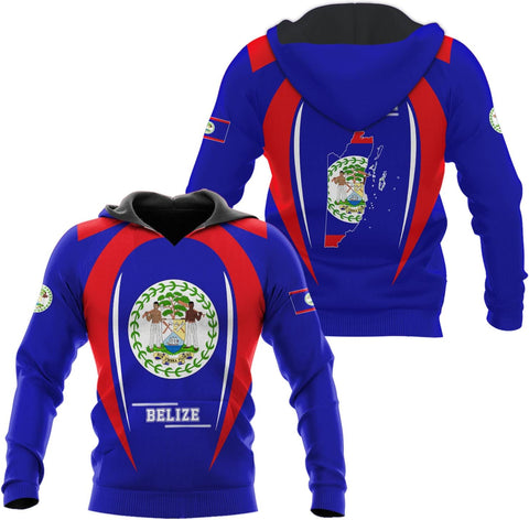 Personalized Belize Shirt for Men and Women, Coat of Arms of Belize Flag Flag Shirt, Belizean Country Flag Gift