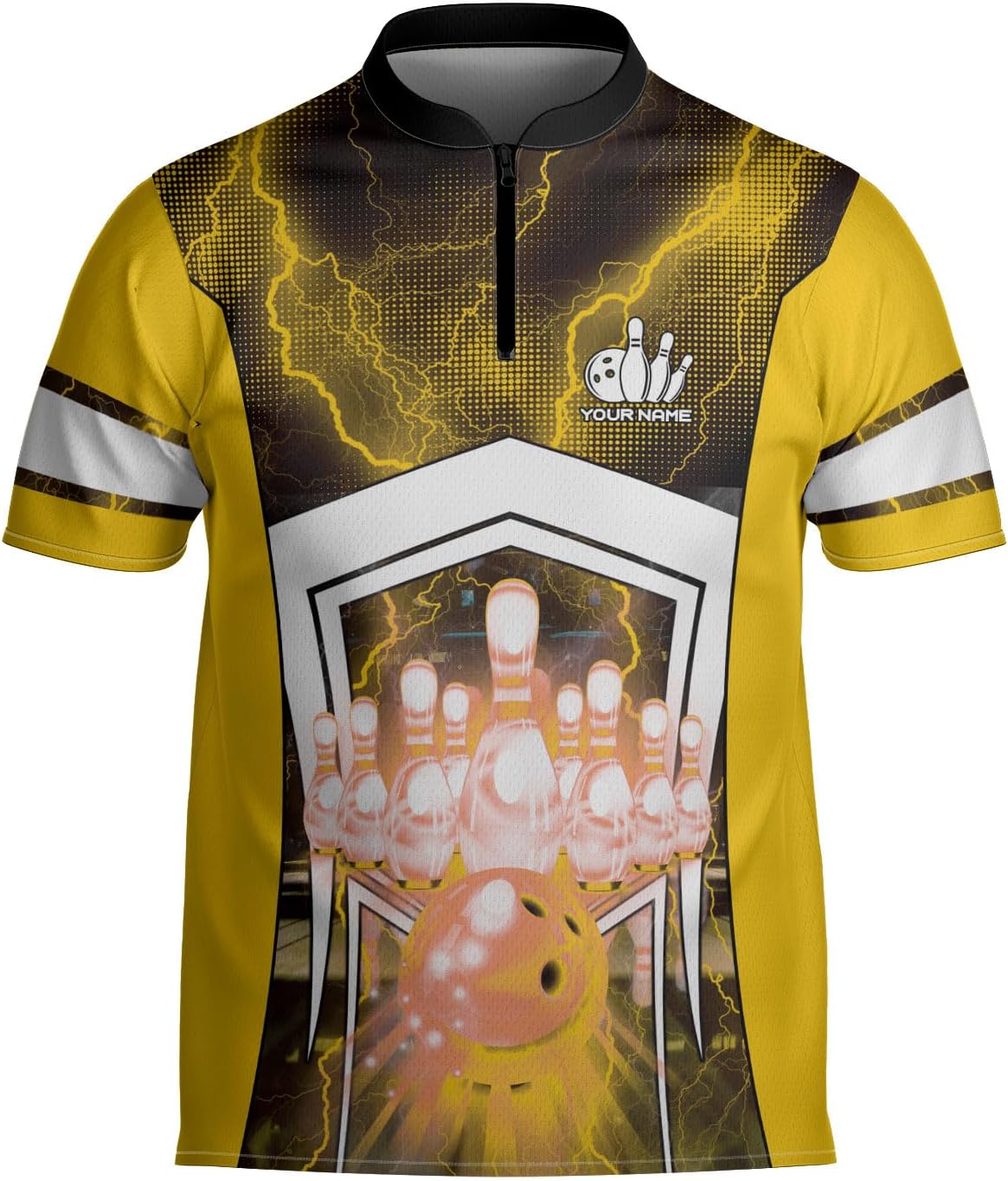 mostprints Personalized Bowling Jersey Gift 3D Custom Bowling Shirts for Team Name Bowl Bowler Shirt Unisex Cool Men Women