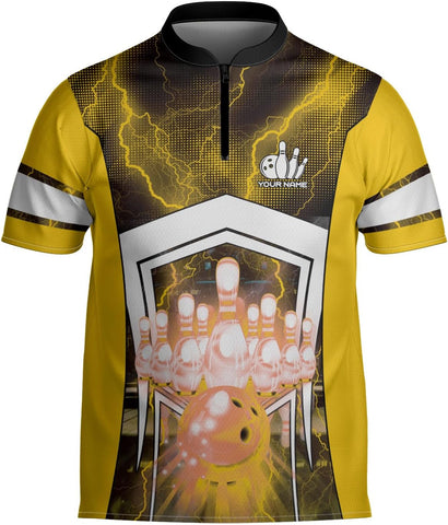 mostprints Personalized Bowling Jersey Gift 3D Custom Bowling Shirts for Team Name Bowl Bowler Shirt Unisex Cool Men Women