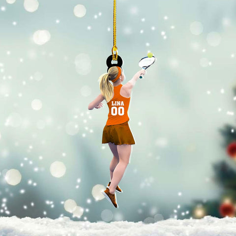 Royal Fight Personalized Tennis Christmas Ornaments Gifts for Tennis Lovers Tennis Player Ornaments Tennis Christmas Ornament (Tennis 2)