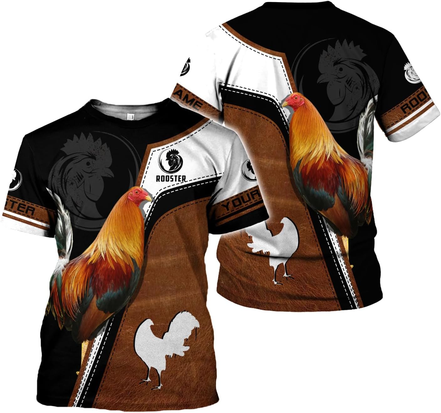 MoonArt Personalized Name Mexican Shirts for Men, Rooster Mexico Shirts for Men, Mexico Shirt Eagle Flag Mexican Eagle