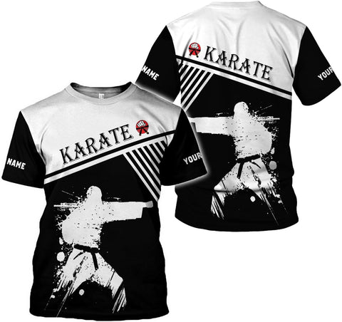 MAPrints Personalized Karate 3D Tshirt Cool Karate Gift for Boys Girls Karate Lovers T-Shirt Karate Shirts Uniform Size S-5XL